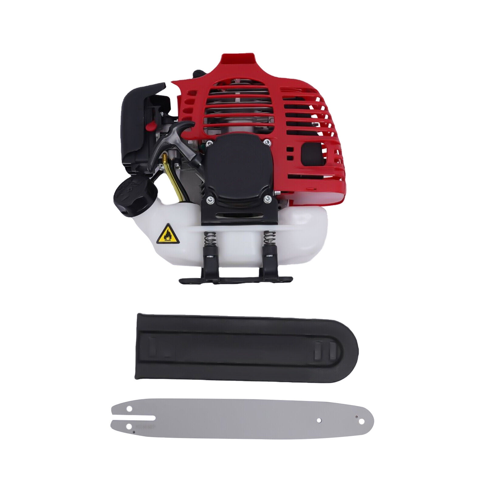 Powerful 4-in-1 2-Stroke Lawn Mower & Brush Cutter – High Efficiency with Extendable Reach for Garden Maintenance