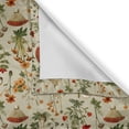 thumbnail image 4 of Ambesonne Botany Window Valance, Witchy Medieval Floral Leafy, 54" X 12", Pale Almond Green Red, 4 of 4