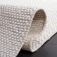 thumbnail image 5 of SAFAVIEH Natura Marina Striped Wool Area Rug, Ivory/Beige, 6' x 6' Square, 5 of 8