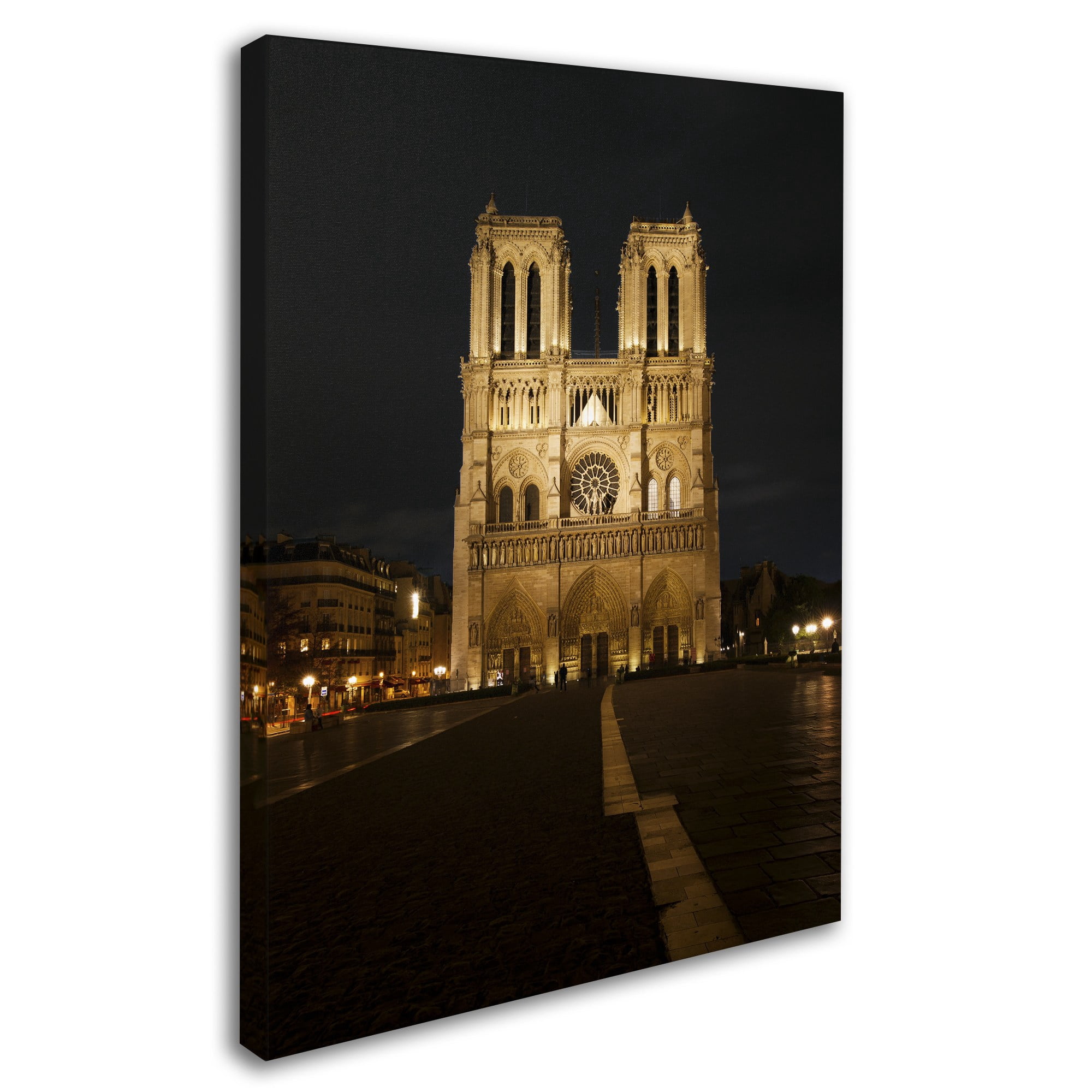 Trademark Fine Art "Notre-Dame de Paris" Canvas Art by Michael Blanchette Photography