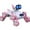 Pink, variant on JoyStone Remote Control Robot Dog Toys for Kids, RC Stunt Robotic Dogs with LED Eyes/Music/Light/Spray, Robot Toys for kids Boys, Grey