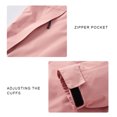 thumbnail image 4 of Trekking Senderismo Chaqueta Esquí Pesca Unisex Abrigo deportivo a prueba de viento (M Mujer) Rosa Chaqueta de bombardero, 4 of 7