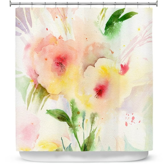 Shower Curtains 70" x 93" from DiaNoche Designs by Sheila Golden - Primrose Reflection