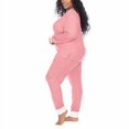 thumbnail image 4 of Honeydew Womens 2 Piece Pajama Set Red Stripes 2X, 4 of 4