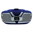 Proscan RetroStyle Portable CD Radio BoomBox, Blue, PRCD211