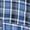Blue/Black Plaid, variant on Hanes Men's Button Shirt and Shorts Woven Pajama Set, 2-Piece