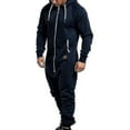 thumbnail image 2 of Tmall Combinaison à Capuche pour Hommes, Combinaison à Fermeture Éclair, Combinaison Décontractée d'Hiver, 2 of 4
