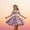 29Blue293, variant on CAIVO Kids Girls Dress Polka Dot With Lapel Collar Sleeveless Waist Design For Daily Wear Party Performance Cute Dresses