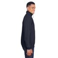 thumbnail image 3 of Harriton M740 Unisex Fleece Lined Nylon Jacket-Navy/ Black-M, 3 of 3