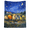 M (60"x50"), variant on Lotusprint LLC 2D Print Personalized Sheep Night Sky Fleece Blanket, 60"x50", Farm Animal Starry Field Custom Name Gift