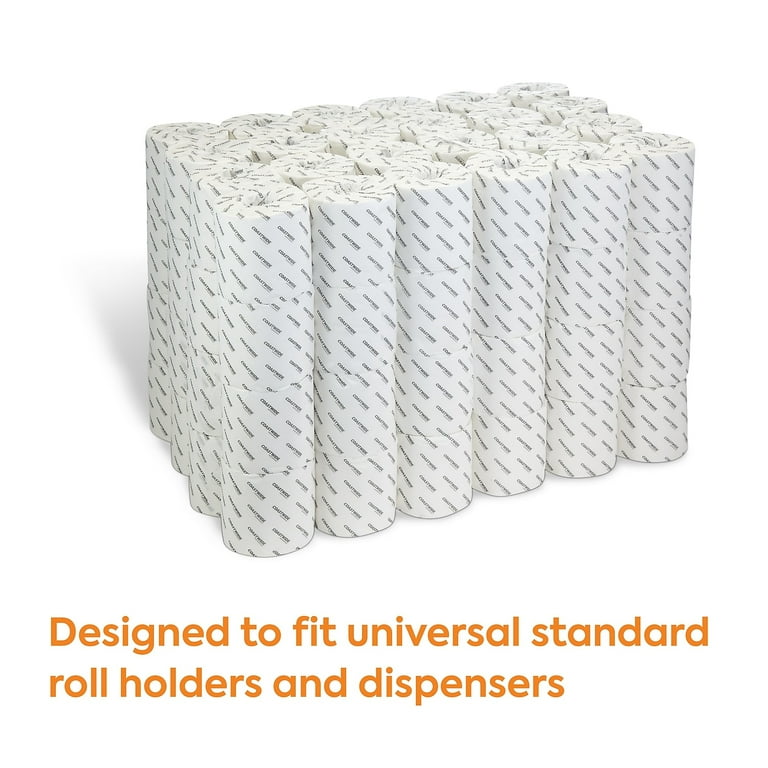 STAPLES Bath Tissue, 1-Ply, 1000 Sheets per Roll, 96 Rolls per