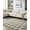 Olive, Off - White, Light Gray / Kalkin, variant on Hauteloom Talos Living Room, Bedroom Area Rug - Contemporary - Dark Brown, Off - White, Light Gray - 5'3" x 7'