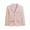 ZF G, variant on Girls Suit Blazer Jacket with Inner Pocket Long Sleeve Notched Collar Lapel Collar Open Front Casual Kids Blazers Suit 5 Years-6 Years