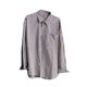thumbnail image 4 of Blusa y camisa de manga larga con cuello vuelto para hombre, informal, con botones y bolsillos, camisa de manga larga a cuadros, camisa de lino para hombre, 4 of 6