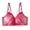 Wine, variant on Wireless Pushup Bra For Women Front Close Bra T Back Plus Size Seamless Bra Women'S No Underwire Bras