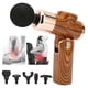 thumbnail image 4 of Pistola de masaje portátil con textura de madera y velocidad ajustable para terapia de tejido muscular profundo, 4 of 8