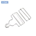 thumbnail image 3 of Unique Bargains Overall Buckles 4 Sets Retro Suspender Replacement Buckles 45mm, Silver Tone, 3 of 6