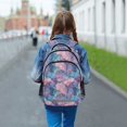 thumbnail image 6 of FORMRS Kids School Backpack Elementary Student Unisex Travel Bookbag with Reflective Stripes, Pink Marble Pattern, 6 of 7