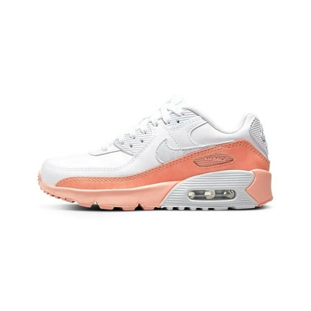 

Big Kid s Nike Air Max 90 LTR SE White/Aura-Lt Madder Root (DM0956 100) - 5