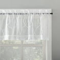 thumbnail image 5 of No. 918 Allerton Embroidered Trellis Rod Pocket Kitchen Curtains, 52"x14", 5 of 5