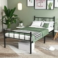 thumbnail image 4 of Eavesince Metal Bed Frame, Twin XL Size, 4 of 8