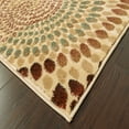 thumbnail image 3 of Ox Bay Aura 7'9" x 9'5" Beige/Multi Geometric Performance Adult Indoor Area Rug, 3 of 7
