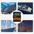 thumbnail image 3 of Sywqhk Controlador de carga solar LCD USB dual 12V 24V Regulador de panel solar (10A) Sywqhk Para estrenar, 3 of 9