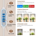 thumbnail image 4 of Grow Light Aokrean 48 LED de espectro completo para plantas de interior, 4 of 7