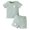 Green, variant on Futezty Girls Summer Outfits, 4th of July Baby Girl Outfits Toddler Girls Summer Clothes 1T 2T 3T 4T 5T Short Sleeve Letter Print Tank Tops Shorts Kids Baby Girls Outfits Sets