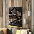 thumbnail image 4 of Yosemite Home Decor 'River Mill' Glass Photographic Print in Multi-Color, 4 of 4