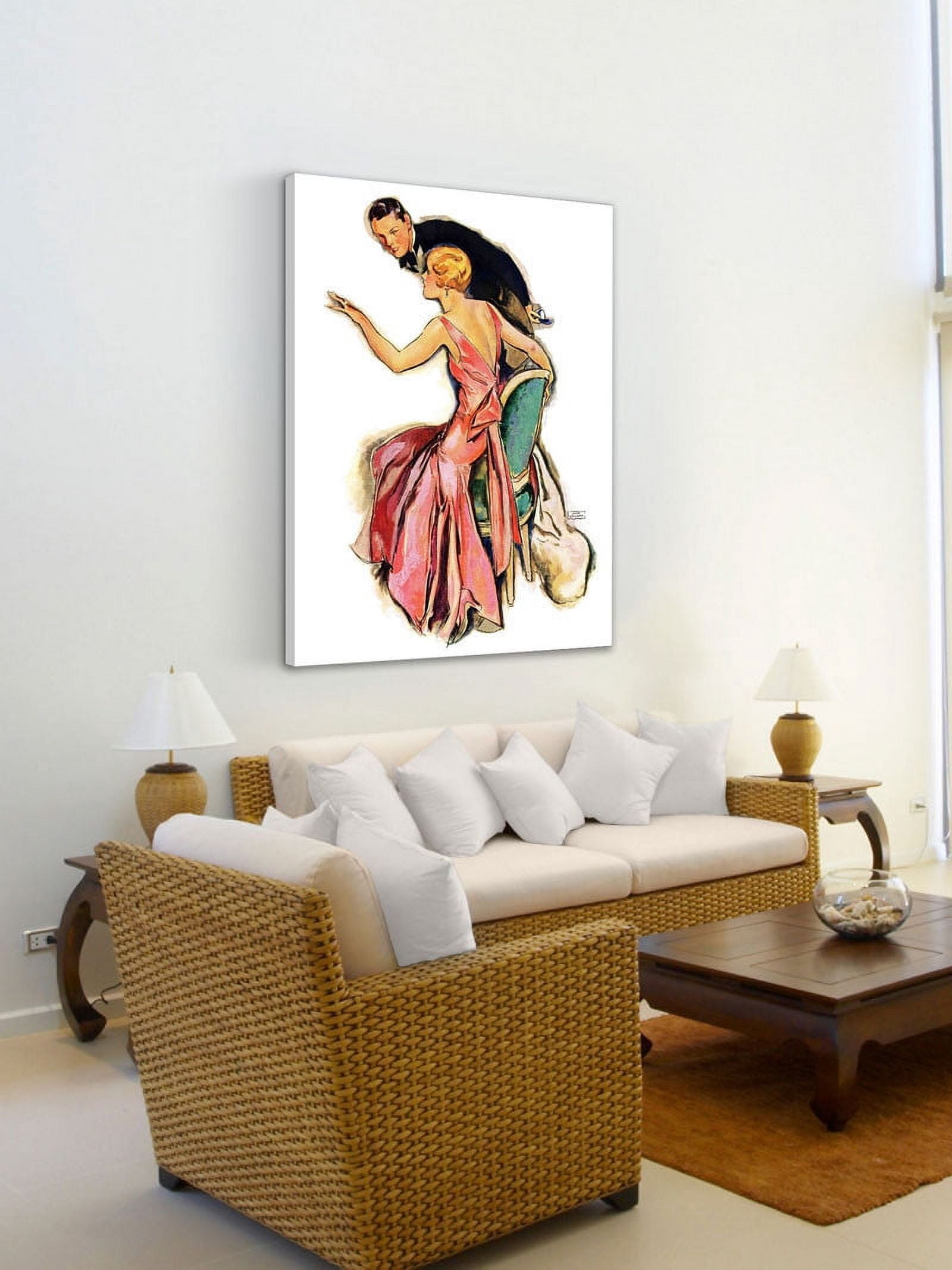 Marmont Hill "Engaged Couple" by John LaGatta Painting Print on Canvas