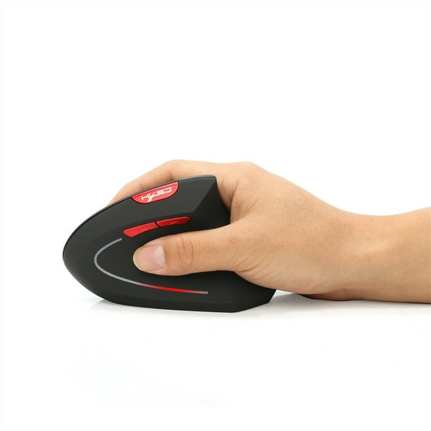 Souris sans fil ergonomique verticale sans fil Mouse verticale Laser  ergonomique Avec Nouveau Emballage, Noir