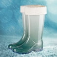thumbnail image 2 of Rain Boots Women Waterproof Non- Casual Shoes Long Rain Boots Wide Calf For Gardening Outdoor Work And Everyday Wear Rain Boots Green, 2 of 3