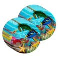 thumbnail image 3 of Ocean Sea Life Birthday Party Supplies Set Plates Napkins Cups Tableware Kit for 16, 3 of 10