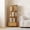 3 Tier-Nature, variant on 3 Tier Rotating Bookshelf with Drawer, 360° Display Spinning Corner Bookcase with Wheels, Storage Rack for Small Spaces, Narrow Wood Book Shelf for Bedroom Living Room Study