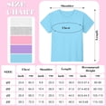 thumbnail image 5 of Poroka 5 Pack Toddlers Girls Cotton Short-Sleeve T-Shirt Summer Toddlers Girls Solid T-Shirt with Round Neck, 5 of 8