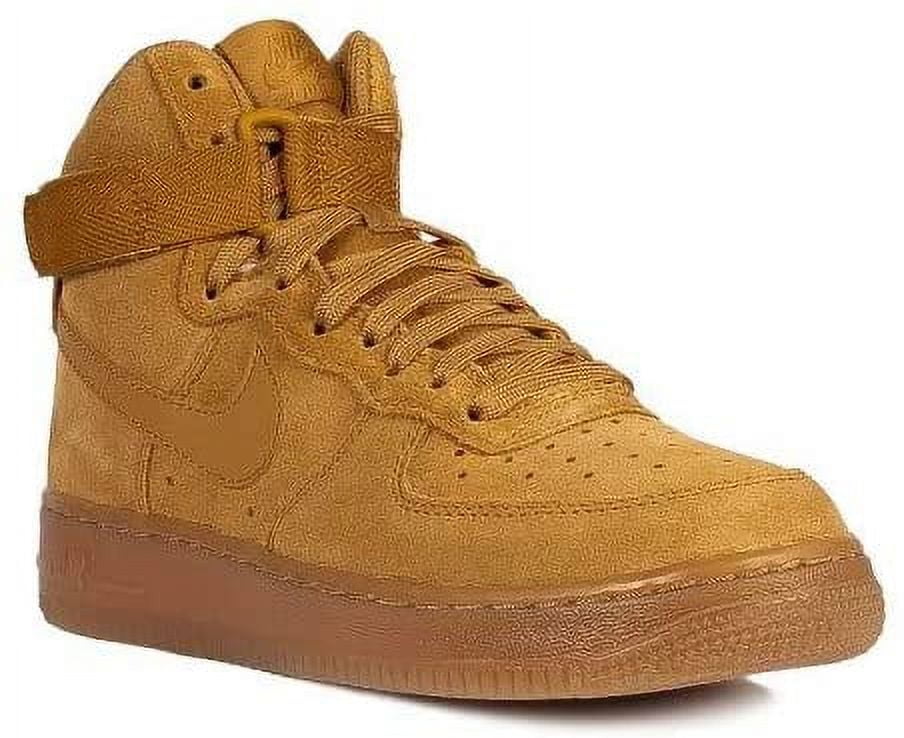 Air Force 1 High LV8 Grade School Lifestyle Shoes (Brown/Wheat)