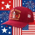thumbnail image 2 of NIEWTR American 250th Anniversary Adjustable Baseball Cap Embroidered Patriotic Hat for Men Women Kids 250 Anniversary Usa Hat(A-Wine,One Size), 2 of 9