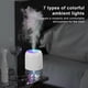 thumbnail image 3 of Máquina De Aromaterapia, Difusor De Aromaterapia De 200 Ml, Efecto De Iluminación, 7 Luces Ambientales Coloridas Para Coche Para Dormitorio, 3 of 8