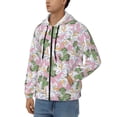 thumbnail image 3 of Naloa Lilies Flowers Men’s Hoodies, Zip up Hoodie, Sweatshirts,Hoodies for Men Sizes S-3XL-X-Large, 3 of 5