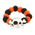 thumbnail image 1 of Halloween Pet Fun Pumpkin Decoration Dog Stretch Rope Hairball Necklace Cat Bib Halloween Dog Cat Pumpkin Bat Pattern Adjustable Neck Circumference 9.8 To 19.7inch, 1 of 3