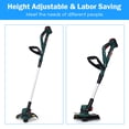 thumbnail image 4 of Costway 20V Cordless String Trimmer 10" Grass String 2.0 Ah Battery Charger Included, 4 of 10
