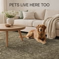 thumbnail image 6 of KUETH 2X3 Vintage Area Rugs Machine Washable Rugs for Living Room, Non Slip Flat Pile Rug with Rubber Backing, Boho Rug for Entryway Bedroom Dining Room Home Office, 6 of 12