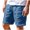 Blue, variant on fheaev Golf Dress Shorts for Men Solid Color Button Zipper Casual Summer Beach Shorts Flat Front Shorts for Work Casual