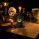 thumbnail image 5 of Xihbxyly Juego de Decoración de Fantasmas de Halloween, Luces de Calabaza Brillantes, Troncos de Árboles Espeluznantes y Caras de Fantasmas, Velas Electrónicas, Uso Interior y Exterior, Decoración pa, 5 of 7