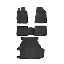 Custom Floor Mats & Cargo Liners for Toyota Camry 2007-2011 Black 5 Pcs