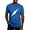 Royal, variant on - TD Lightning Bolt White T Shirt - Men's Fitted T-Shirt