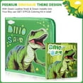 thumbnail image 4 of JYPS Fruit Scented Markers Set 57Pcs with Glitter Dinosaur Pencil Case & Stationery, Art Supplies, Art Coloring Kits Box,Gifts Toy,Gel Pen,Pencil&Crayon Drawing Stuff, 4 of 6