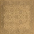 thumbnail image 1 of Ahgly Company Indoor Square Oriental Brown Industrial Area Rugs, 6' Square, 1 of 4