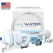 Inline Water Filter Kit for Ice Makers with 1/4 Tubing and a T-Connector